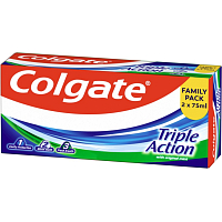 Colgate Triple Action Toothpaste 2x75 ml