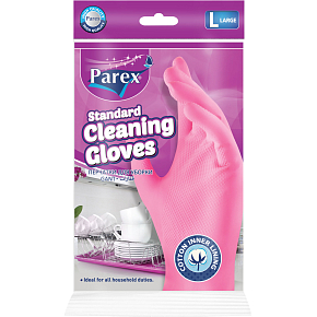 Parex rubber cleaning gloves, size L