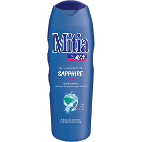 Mitia for Men Sapphire shower gel, 400 ml