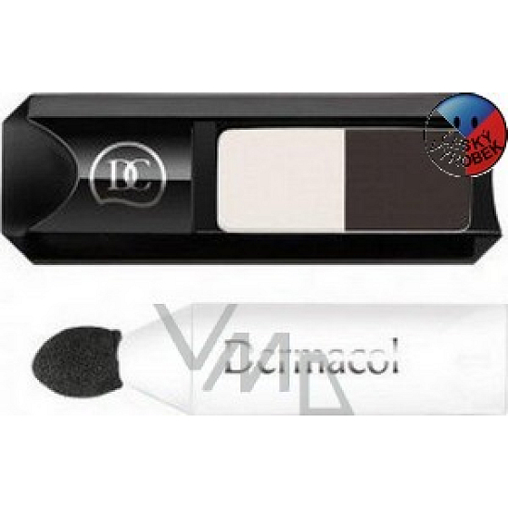 Dermacol Eye Shadow oduo Eyeshadow 6 Pearl. white-anthracite 1.8 g