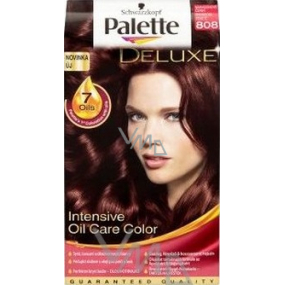 Schwarzkopf Palette Deluxe Nourishing 7 Oils Hair Color 808 Mahogany Black