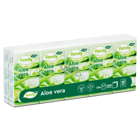 These Soft Aloe Vera hygienic tissues made from pure cellulose 3-ply 10 pieces