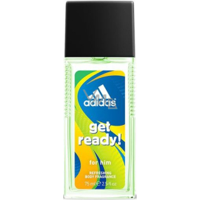 Adidas Get Ready! for Him perfume deodorant glass 75 ml