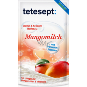 Tetesept Mango milk + Almond oil Sea salt, Creamy bath foam 80 g Mangomilch