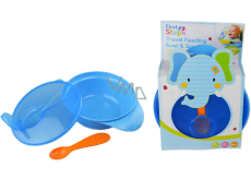 First Steps Travel Set for Feeding Elephant Bowl + Spoon