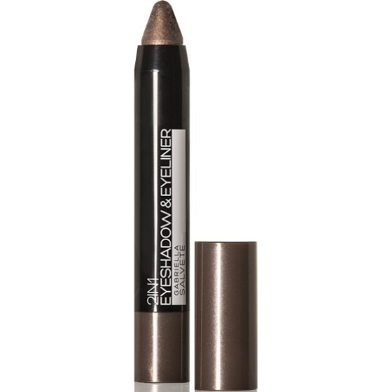 Gabriella Salvete Eyeshadow & Eyeliner 2in1 metallic eye shadow and pencil 02 Brown 3.5 g