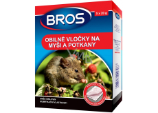 Bros Cereal flakes against mice, rats and rats 5 x 20 g