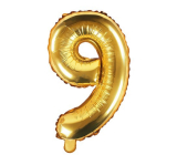 Foil balloon number 9, 35 cm