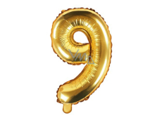Foil balloon number 9, 35 cm