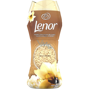Lenor Gold Orchid scent of vanilla, mimosa, roses, and peaches fragrance pearls for the washing machine drum 210 g