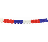 Tricolor Paper Garland 300 x 16 cm