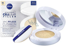Nivea Hyaluron Cellular Filler 3in1 caring tinted cream make-up in sponge 01 Light 15 g