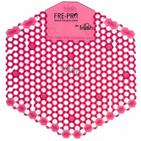 Fre Pro Wave 3D Kiwi and grapefruit scented urinal strainer pink 2 pieces