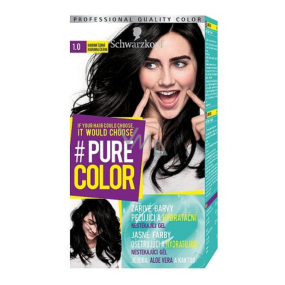 Schwarzkopf Pure Color hair color 1.0 Raven black 60 ml