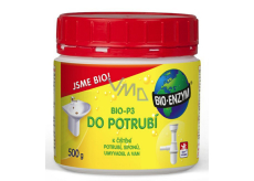 Bio-Enzyme Bio-P3 Biological product for permeation of clogged pipes and reduces odor 500 g restores the natural decomposition process