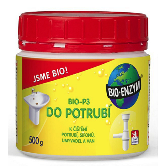 Bio-Enzyme Bio-P3 Biological Agent for Unclogging Pipes and Reducing Odor 500 g Restores Natural Decomposition Process