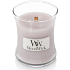 WoodWick Wild Violet - Wild violet scented candle with wooden wick and lid glass small 85 g