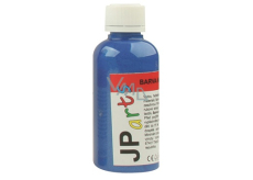 JP arts Paint for textiles for light materials, glitter 7. Dark blue 50 g