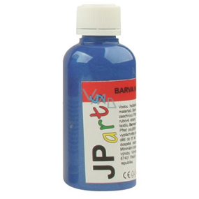 JP arts Paint for textiles for light materials, glitter 7. Dark blue 50 g