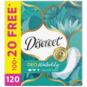 Discreet Deo Waterlily panty intimate pads for everyday use 120 pieces