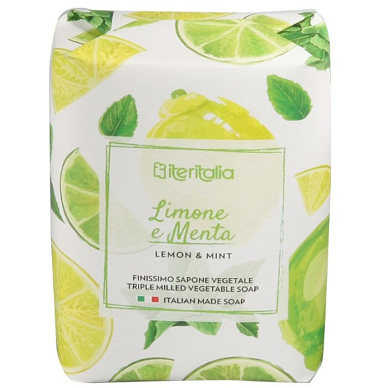 Iteritalia Limone e Menta Italian toilet soap 125 g