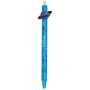Colorino rubberized pen Space Life blue, blue refill 0,5 mm