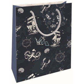Nekupto Gift paper bag 23 x 18 x 10 cm Nautical