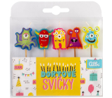 Albi Cake Candles Set - Monsters 2,5 cm 5 pieces