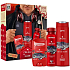 Old Spice Night Panther shower gel 400 ml + deodorant stick 50 ml + deodorant spray 150 ml + dominoes, cosmetic set for men
