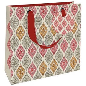Nekupto Gift paper bag luxury 18 x 16 x 8 cm Graphic pattern