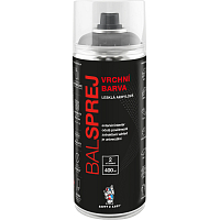 BALSPREJ top universal acrylic spray paint, RAL 9006 light aluminum, 400 ml