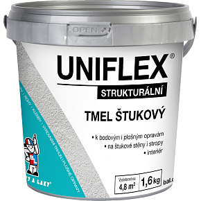 Uniflex acrylic plaster filler, 1.6 kg