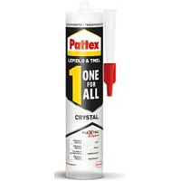 PATTEX One For All Crystal universal mounting adhesive transparent, 290 g