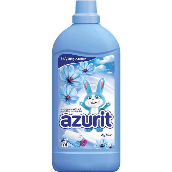 Azurit fabric softener Sky Blue, 74 washes, 1628 ml