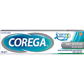 Corega Flavorless Extra Strong Fixative Cream, 40 g