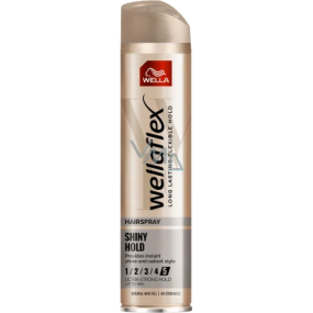Wella Wellaflex Shiny Hold ultra strong strengthening hairspray 250 ml