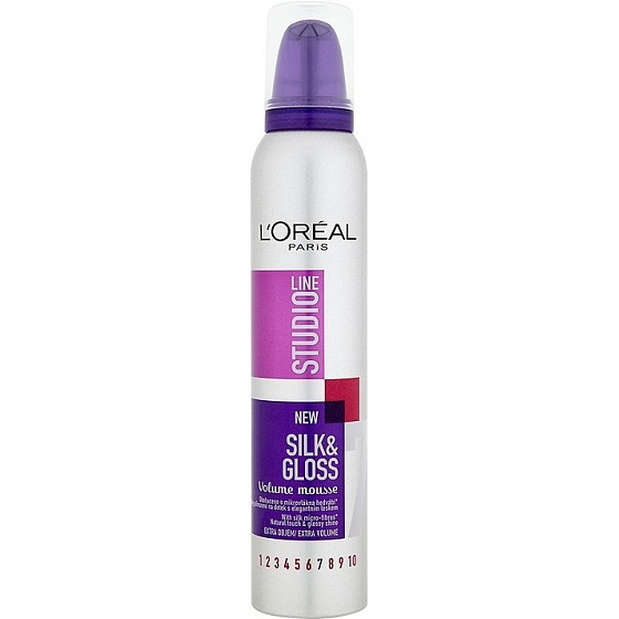 Loreal Studio Studio Silk & Gloss Volume Mousse hair volume foam 200 ml