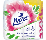 Linteo Satin XXL Kitchen Towels White 2-Ply 2× 30 m, 2 Pieces
