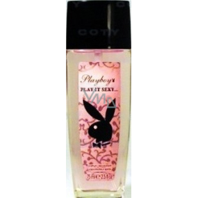 Playboy Play It Sexy perfumed deodorant glass for women 75 ml