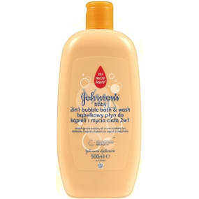 Johnsons Baby 2in1 Bubble bath and shower gel 500 ml