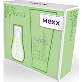 Mexx Pure Woman eau de toilette 15 ml + shower gel 50 ml, gift set