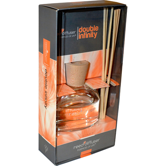 Reed Diffuser Double Infinity incense sticks air freshener 50 ml