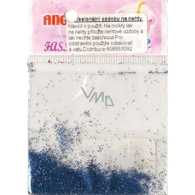Angel Nail Decorations Powder Dark Blue 1 pack