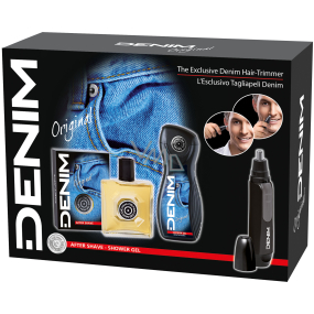 Denim Original aftershave 100 ml + shower gel 250 ml + hair clipper, cosmetic set