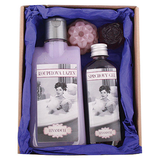 Bohemia Gifts Ladies Spa for ladies bath 200 ml + shower gel 100 ml + soap 2 pieces, cosmetic set