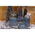 Lima Artic candle gray pyramid 75 x 250 mm 1 piece