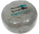 Fragrant Innocent Glycerine massage soap with a sponge filled with the scent of Gucci Guilty Men perfume in black-gray 200 g