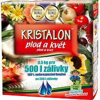 Agro Kristalon Fruit and Flower, fertilizer for balcony and ornamental plants and woody plants, 500 g