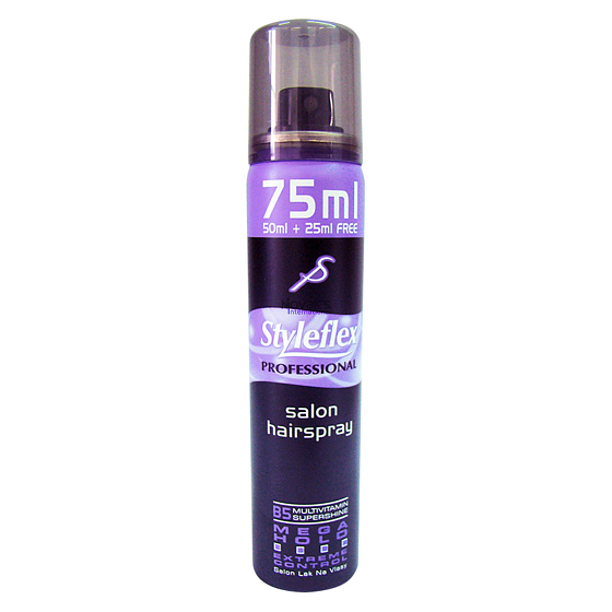 Styleflex Professional Hairspray Mega Hold Hairspray 75 ml