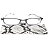 Berkeley Eyeglasses +0,5 white-black snake skin with case 1 piece MC2107